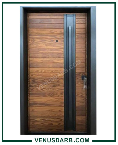 درب ضد سرقت ترموود قهوه ای آپارتمان لوکس کد A117