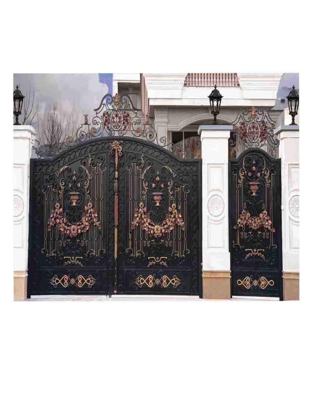 درب حیاط آهنی کد E0029