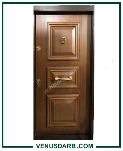 درب ضد سرقت قهوه ای آپارتمان کد A102