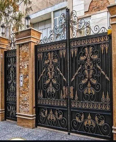 درب آهنی حیاط مدل مارال کد 619