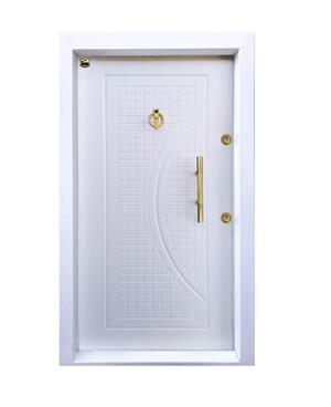 درب ضد سرقت فلزی سفید کد S20